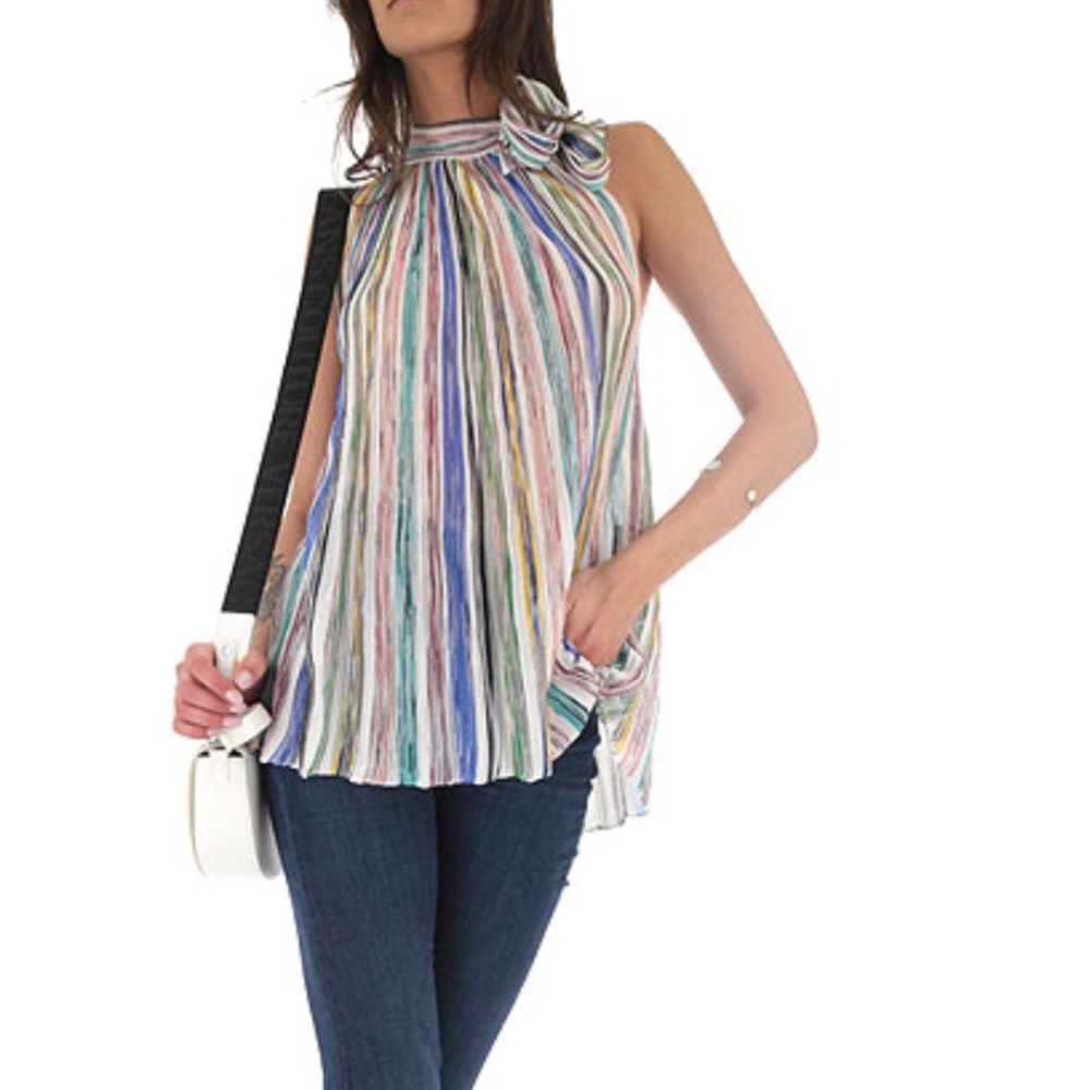 Missoni Stripped Knit Halter Top